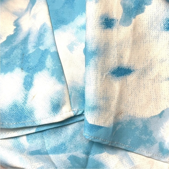 THAKOON 90s Cloud Sky Print Sleeveless Bias Cut Scoop Neck Maxi Slip Dress 14 - Picture 8 of 8